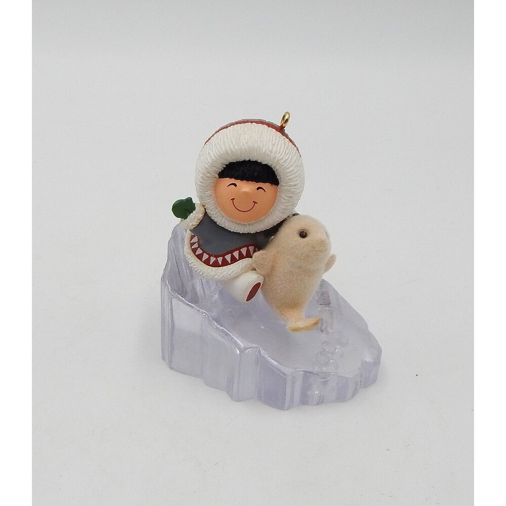 Hallmark Keepsake Ornament Frosty Friends 11th In Series 1990 Baby Seal Iceberg